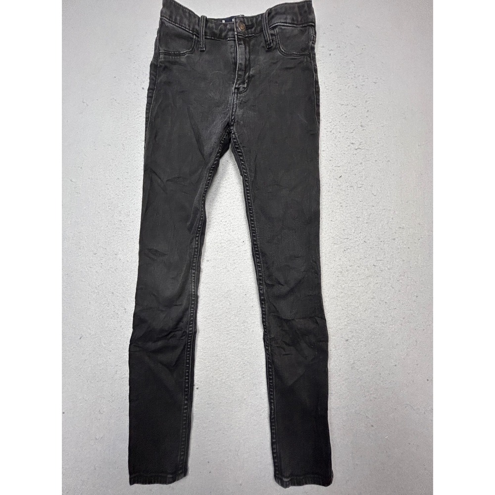 Hollister High-Rise Jean Legging Advanced Stretch Denim Black 1R W25 L28 Womens